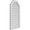 Ekena Millwork Octagonal Top Surface Mount PVC Gable Vent w/ 3-1/2"W x 1"P Standard Frame, 22"W x 42"H GVPOT22X4201SN - alternate 2